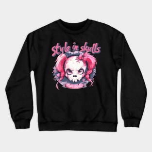 Skull Girl, Skull Fun T-Shirt 09 Crewneck Sweatshirt